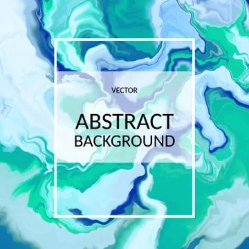 Vector abstract marble texture, Fluid design background Stock Illustration