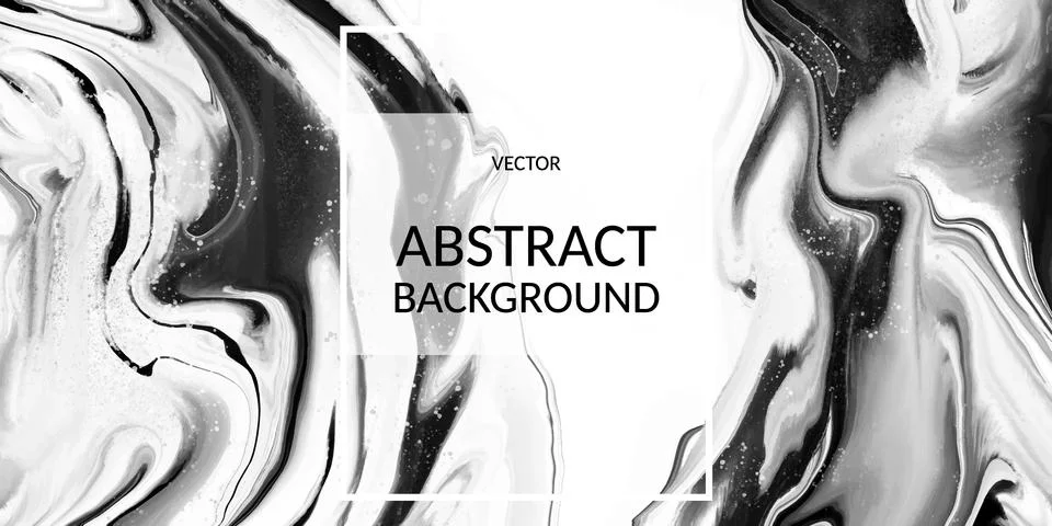 Vector abstract marble texture, Fluid design background Stock Illustration