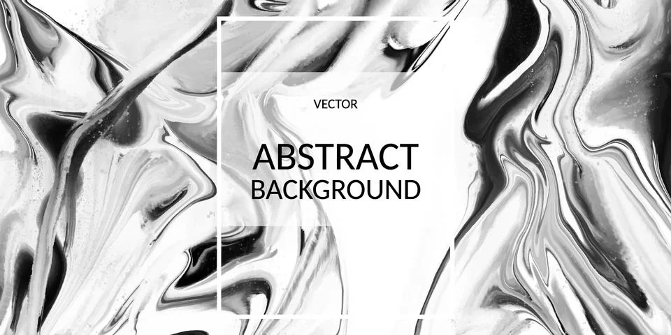 Vector abstract marble texture, Fluid design background Stock Illustration