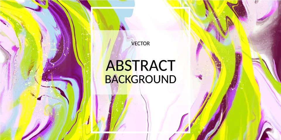 Vector abstract marble texture, Fluid design background Stock Illustration