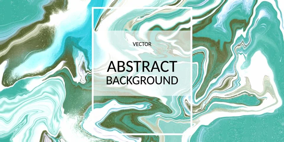 Vector abstract marble texture, Fluid design background Stock Illustration