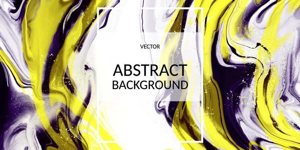 Vector abstract marble texture, Fluid design background Stock Illustration