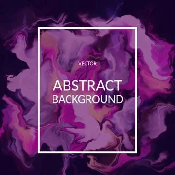 Vector abstract marble texture violet color Fluid design backgrounds Stock Illustration