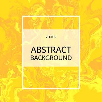 Vector abstract marble texture yellow color Stock Illustration