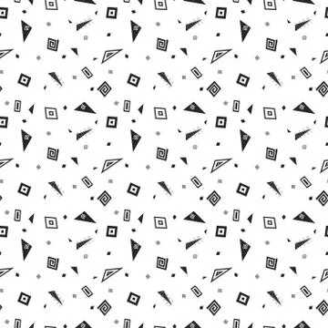 Vector abstract memphis pattern. Иллюстрация