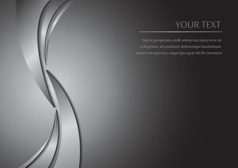 Vector : Abstract metal curve background Stock Illustration