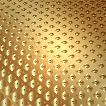 Vector abstract metal gold background with squares Stock Illustration