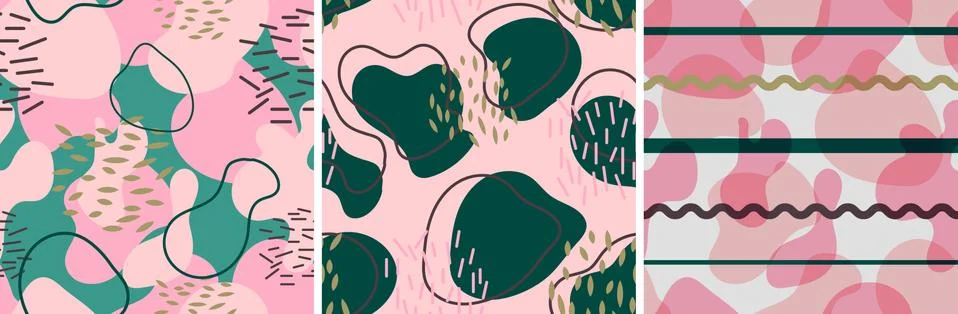 Vector abstract modern background seamless pattern Stock Illustration
