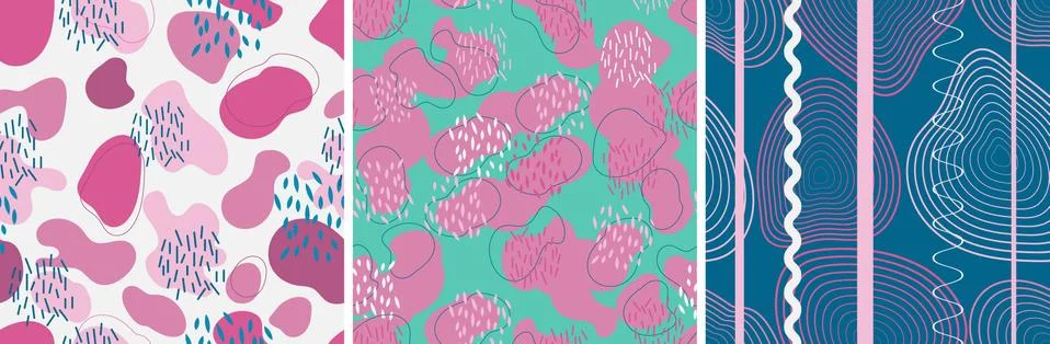 Vector abstract modern background. seamless pattern Stock Illustration