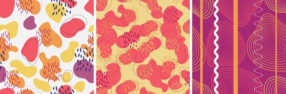 Vector abstract modern background. seamless pattern Stock Illustration
