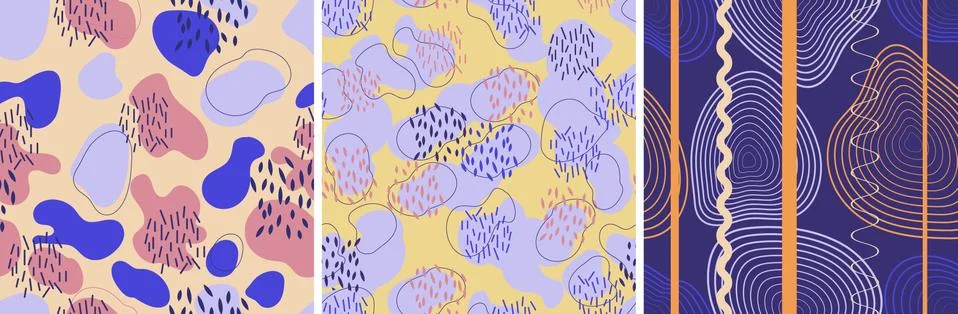 Vector abstract modern background. seamless pattern Stock Illustration