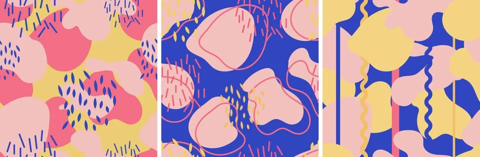 Vector abstract modern background. seamless pattern Stock Illustration