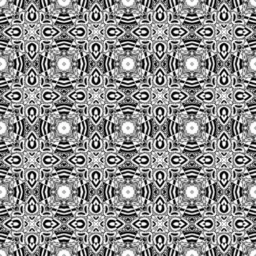 Vector abstract modern cartoon seamless pattern Stock Illustration