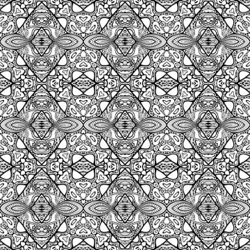 Vector abstract modern cartoon seamless pattern Stock Illustration