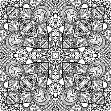 Vector abstract modern cartoon seamless pattern 스톡 일러스트