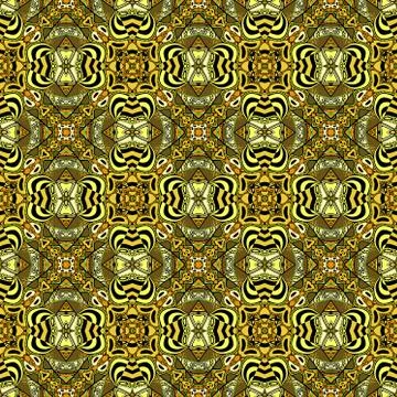 Vector abstract modern cartoon seamless pattern Illustrazione stock