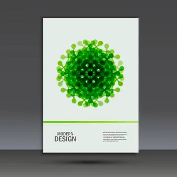 Vector abstract molecular structure pattern Stock Illustration