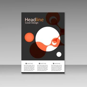 Vector abstract molecular structure. Template design Stock Illustration