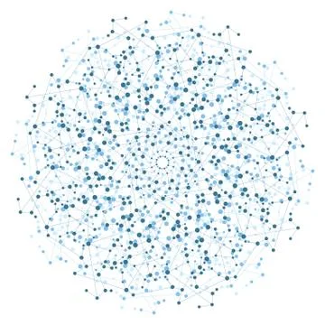 Vector abstract molecule background Stock Illustration