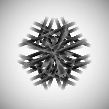 Vector abstract monochrome pattern line techno eps Stock Illustration