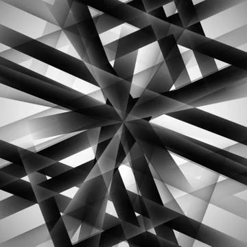 Vector abstract monochrome pattern line techno eps Stock Illustration