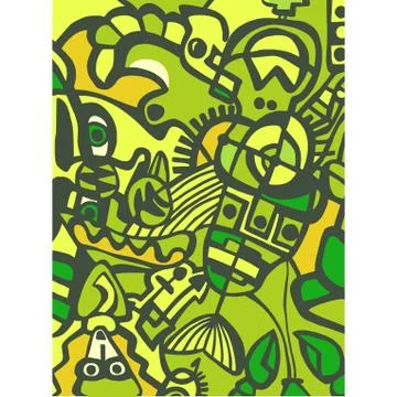 Vector abstract mosaic Stock Illustration