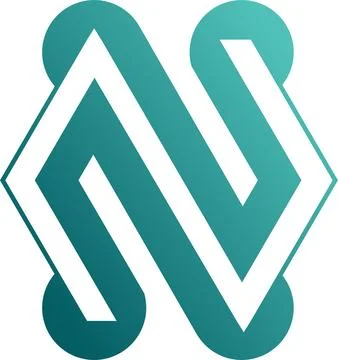 Vector abstract n logo template vector Stock Illustration