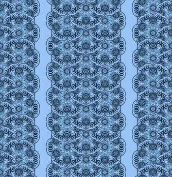 Vector abstract nature seamless pattern Stock Illustration