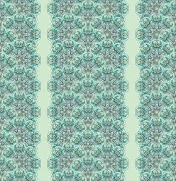 Vector abstract nature seamless pattern Stock Illustration