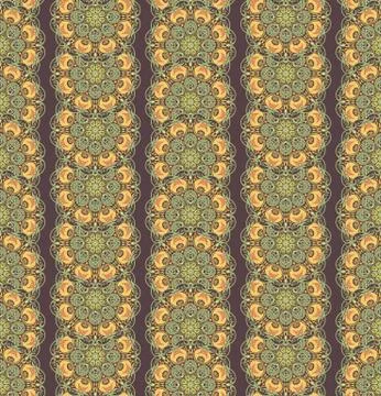 Vector abstract nature seamless pattern Stock Illustration