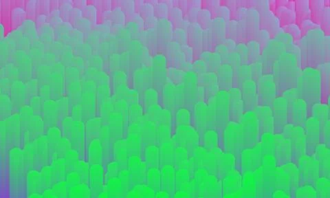 Vector abstract neon glitch effect Stock Illustration