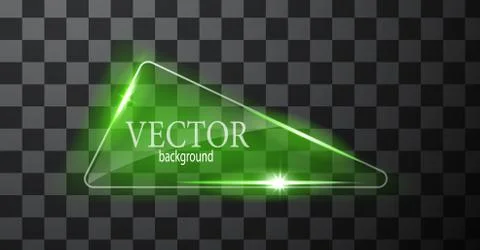 Vector abstract neon triangle Stock Illustration