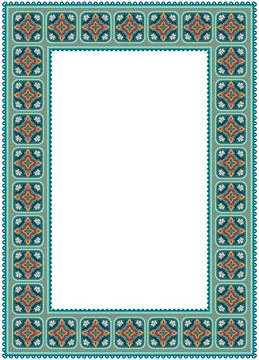 Vector abstract ornamental frame Ilustração Stock