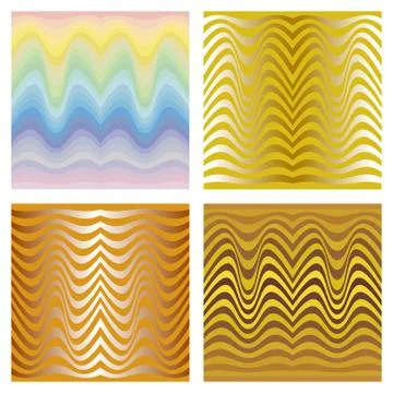 Vector abstract ornamental patterns set Stockillustratie