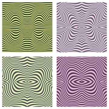 Vector abstract ornamental patterns set イラスト素材