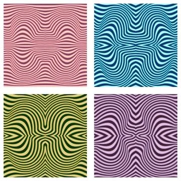 Vector abstract ornamental patterns set イラスト素材