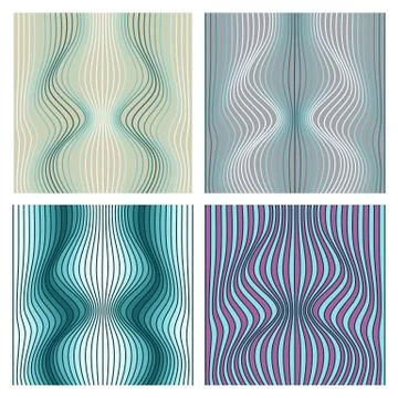 Vector abstract ornamental patterns set イラスト素材