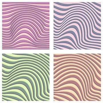 Vector abstract ornamental patterns set イラスト素材