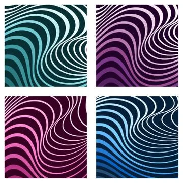 Vector abstract ornamental patterns set 스톡 일러스트