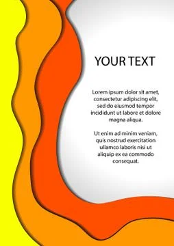 Vector : Abstract overlap paper circle b ackground Illustrazione stock