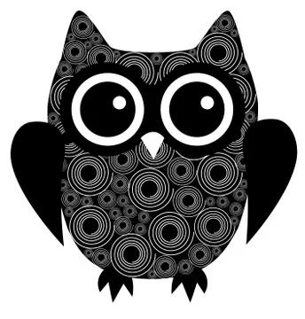 Vector abstract owl イラスト素材