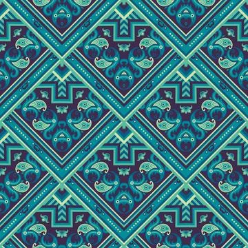 Vector abstract patch pattern. Stock Illustration