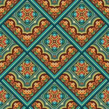 Vector abstract patch pattern. Illustrazione stock