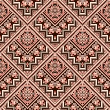 Vector abstract patch pattern. Illustrazione stock