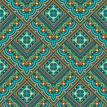 Vector abstract patch pattern. Stock Illustration