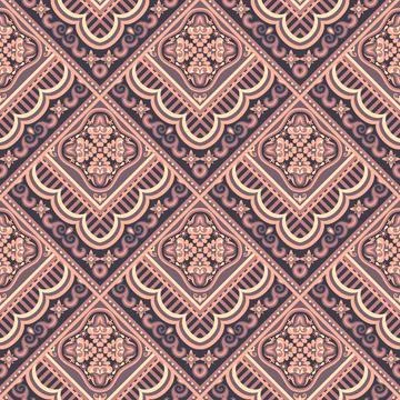 Vector abstract patch pattern. Stock Illustration