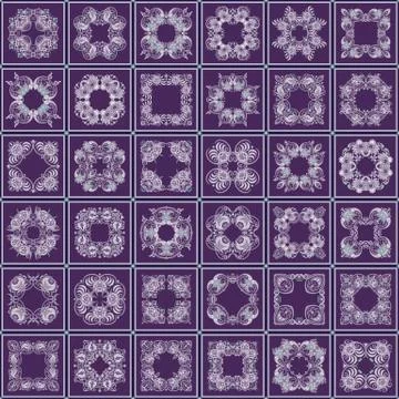 Vector abstract patch pattern. Mosaic background 스톡 일러스트