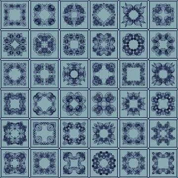 Vector abstract patch pattern. Mosaic background 스톡 일러스트