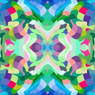 Vector abstract patch pattern. Mosaic background Illustrazione stock