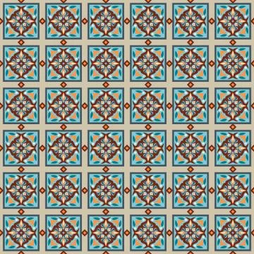 Vector abstract patch pattern. Mosaic background Illustrazione stock